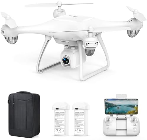 TOMZON Drones GPS P5G com câmera para adultos 4K, menos de 249 g,...