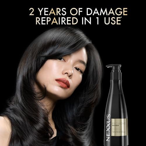 Image of Nexxus Promend Repair Keratinizing Shampoo For Damaged Hair 250ml | 12 X Stronger | 200% Smoother | Crafted with Magnolia Parfum Fragrance Profile (Pack of 2)