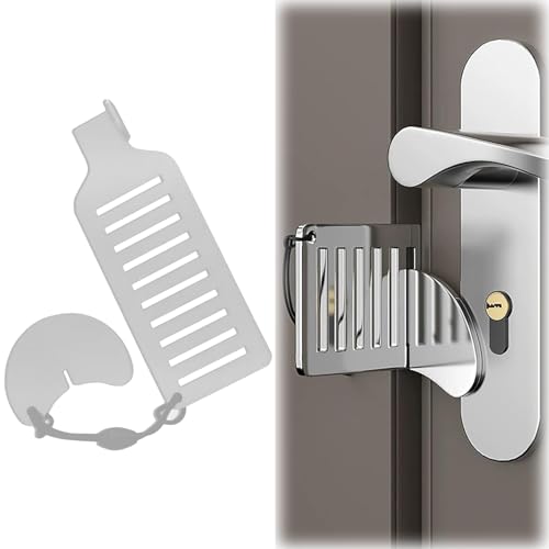 Portable Door Lock for Travel and Home Safety