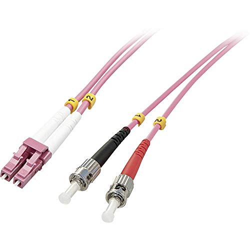 LINDY Fibre Optique Duplex LC/St OM4, 3m