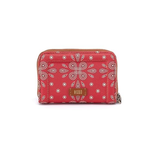 HOBO Womens Soma Small Wallet Red Journey Bandana One Size One Size