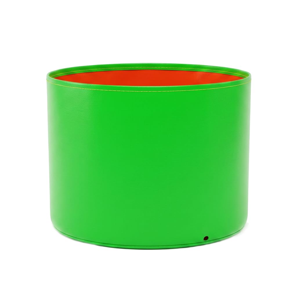 24x24 Inch HDPE Grow Bag 225 GSM – Durable Green/Orange Fabric Planter for Small Fruit Trees, Vegetables, Terrace & Balcony Gardening – Reusable Eco-Friendly Container-image-27