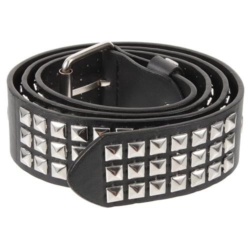 Studded Punk Belt for Women Fashion Jeans Waist Belt Buckle for Casual and Formal Occasions