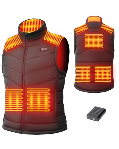 Amazon.com: HILLSLTR Heated Vest for Men with 18400mAh 7.4V