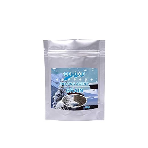 100g/500g Ice Melt Salt for Snow, Pet Safe Snow & Ice Melt Pellets, Concrete Safe Ice Melt, Nontoxic Child Friendly Snow Melter Rock Salt Pellets, All-Natural Granular Ice Melt (100g)