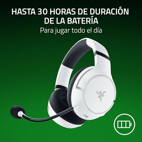 Transductores Triforce 50mm en los auriculares Razer Kaira HyperSpeed para Xbox blanco 7