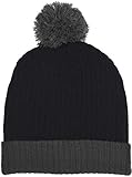 Boys Traditional Knit Hat with Wraparound Cuff and Pom Top 6 Great Colors Combos