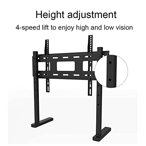 Support TV de table sans percer pour meuble bas charge 55 kg