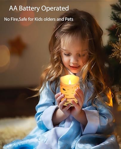 Across HS-T2-01 Birch Flameless Candles thumb #1