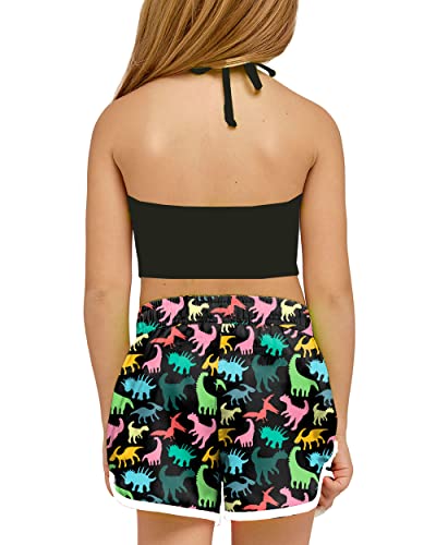 Deerose Kids American Flag Swim Shorts Quick Dry Swimming Board Shorts Active Swim Trunk 5-14 Years4