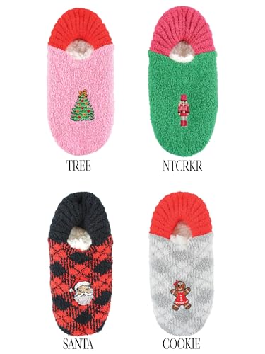 Slipper Socks With Embroidered Design2