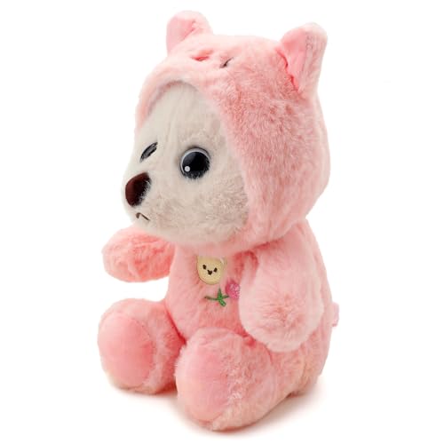 Image of Soft Pink Lunna Plush Toy for Kids Stuffed Soft Toy with Cute Hug-Friendly Plush for Babies, Toddlers & Children Safe, Lightweight & Easy to Clean (30CM)