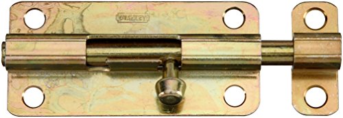 Stanley Hardware S758-062 CD1078 Barrel Bolt in Satin Brass Tone