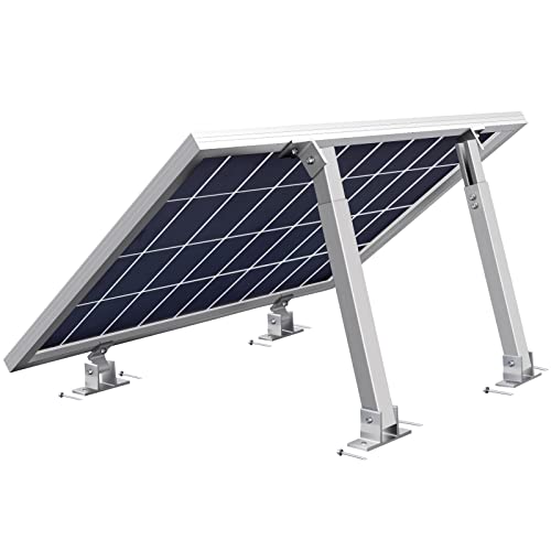 Solarpanel Halterung,74,2 cm Einstellbare Solarmodule Neigungshalterung,150 Watt oder mehr, zur Unterstützung von Solarmodulen, Geeignet für Boote, Wohnmobile, netzunabhängige Dachsysteme Cover