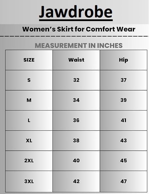 Image of Jawdrobe Women's Women's & Girls High Rise Flared Skorts Stretchy Opaque Skater Skirts with Shorts