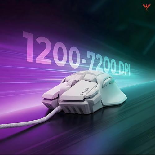 Image of VERITY Awaken USB Wired Gaming Mouse with RGB Lighting | 1200-7200 DPI Adjustable Sensitivity | 7 Programmable Buttons | High Accuracy Optical Sensor for PC Laptop Gamers