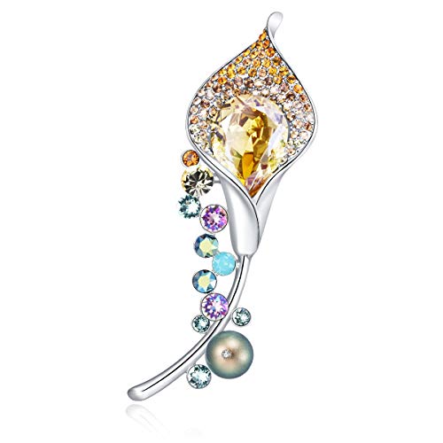 Brooches for Women, Christmas Gifts with Swarovski Crystal Jewelry Women's Brooches & Pins