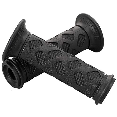 デイトナ(Daytona) PROGRIP(プログリップ) バイク用 グリップ ハンドル径φ19(原付)用 115mm スタンダードラバー エンド貫通 789タイプ ブラック 98122