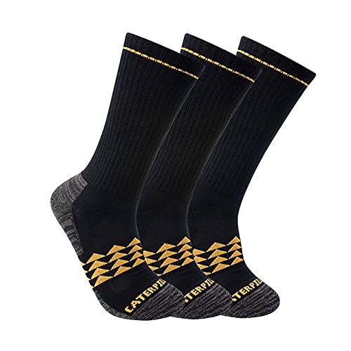 Caterpillar Men's 3-Pack Half Cushioned Crew Socks Crew Sock