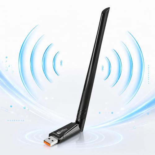 Image of TMY 2-in-1 USB Bluetooth WiFi Adapter, AX900 WiFi 6 + Bluetooth 5.4 | Dual-Band 2.4GHz /5GHz with 5dBi High-Gain Antenna, Compatible with Windows 7 /10 /11 (WiFi), Windows 10 /11 (TMY34)