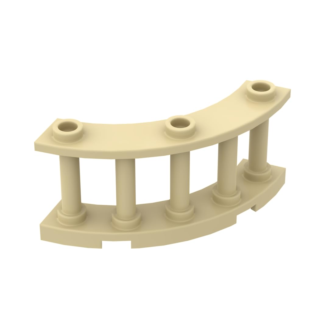 21229 Ornaments Fence Spindled 4x4x2 Quarter Round with 3 Studs, 50 PCS — image 1