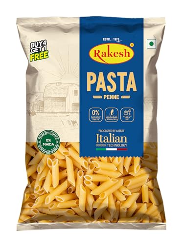 Image of Rakesh Penne Pasta 400g | 100% Hard Wheat Semolina | No Maida, No Preservatives | Quick & Easy Cooking Pasta