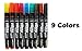 Pebeo Vitrea 160 Assorted Glossy Glass Paint Markers - Set of 9 Assorted Colors, DIY Arts and Crafts Painting Supplies, Microwave and Dishwasher Safe Formula (118100)
