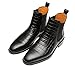 Men's Chelsea Boots Dress Prom Ankle Boots Crocodile Print Genuine Leather Fashion Tuexdo Formal Business Slip On Mens Casual Wedding Boots Black 13 US