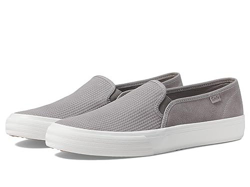 Image of Keds Womens Double Decker Canvas Slip On Sneakers Shoes Casual - Black