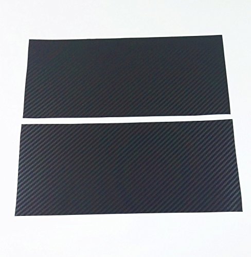Image of XYC Compatible with Chevrolet 2 pcs Carbon Fiber for Chevy Bowtie Emblem Overlay Sheets Front /Back Vinyl Decal Wrap