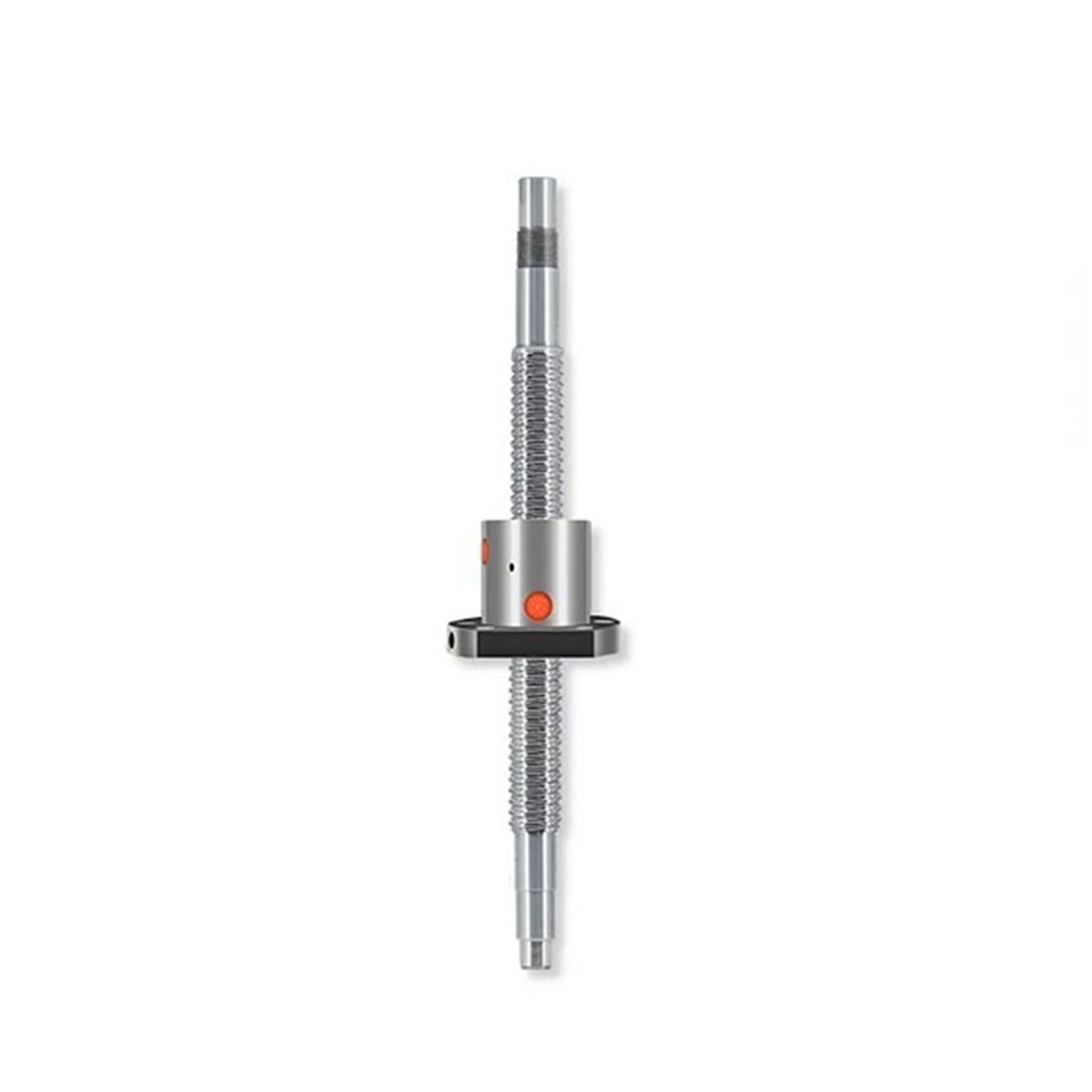 SFU1204 C7 laminowana śruba kulowa z nakrętką kulową 22 mm, średnica zewnętrzna 12 mm, skok 4 mm, koniec BK10 BF10, krok obrobiony prawy gwint (600 mm)