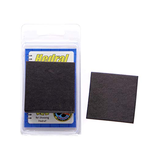 Juego de 15 fichas negras cuadradas de chipboard 2"