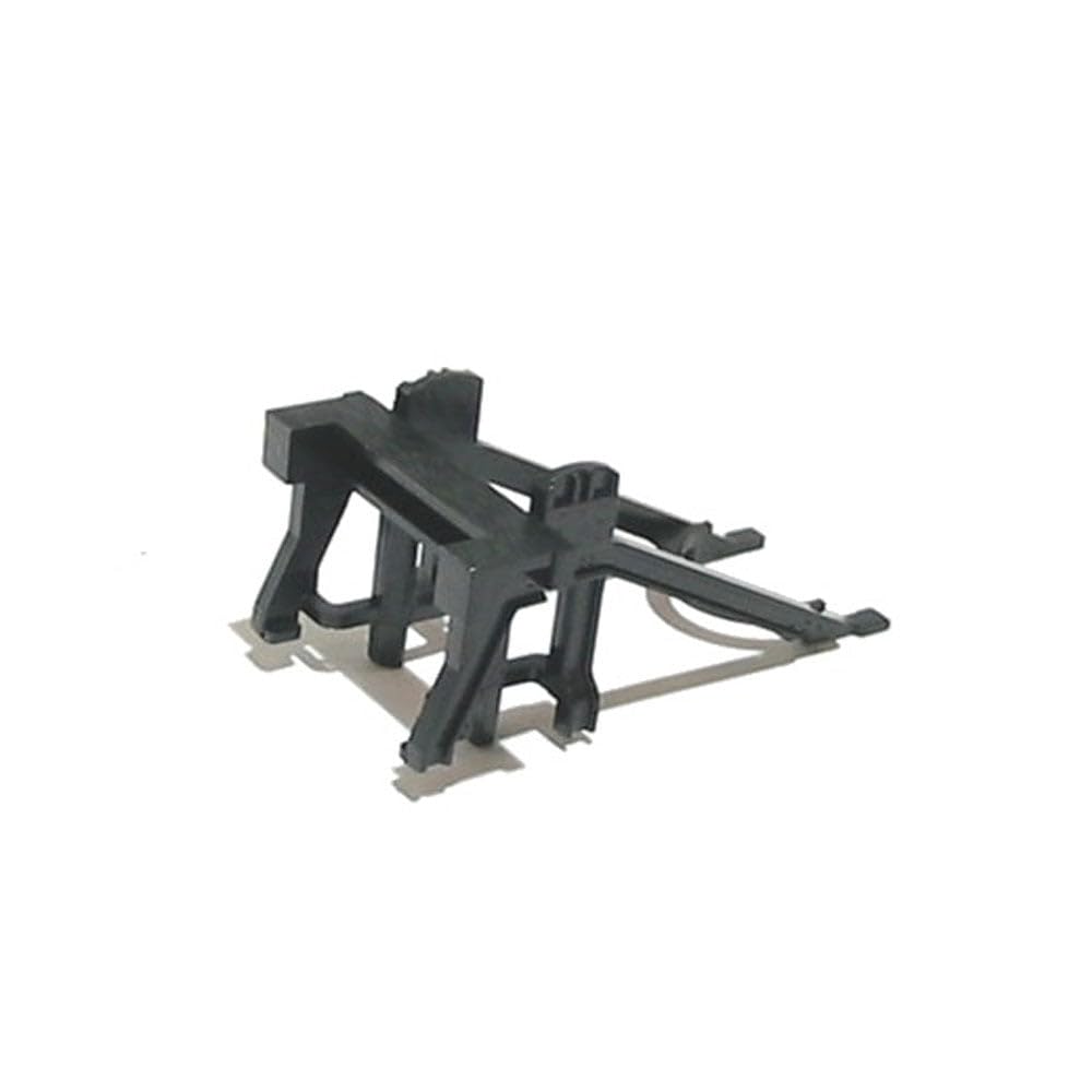 Hornby R083 OO Gauge Buffer Stop, Model Train Accessories for Adding Scenery, Dioramas, Woodland, Buildings and More to 00 Gauge Model Railway - 1:76 Scale, Black