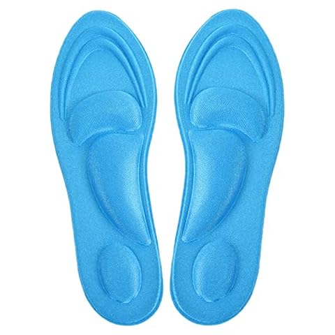 Insoles for Men, (2 Pairs), 5D Breathable Sponge Shoe Inserts, Arch Support Insoles, Plantar Fasciitis Insoles for Flat Feet, Plantar Fasciitis, Arch Pain and Foot Pain Relieve (Men’s Size 7-12) Cover