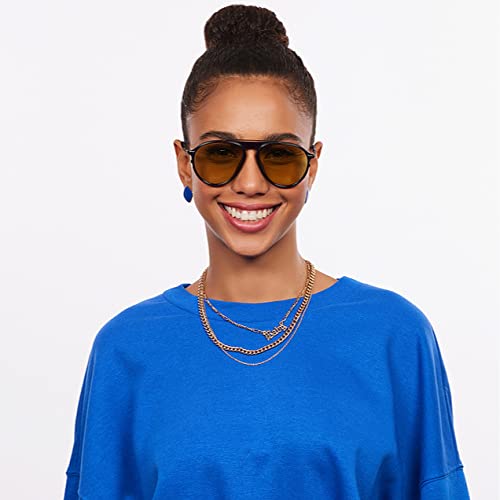 Image of Hip Hop Full Rim Pilot Branded and Stylish Sunglasses For Men & Women | Polarized and 100% UV Protected | Large | LK S15199