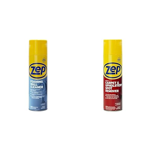 Zep ZUFWC18 Foaming Wall Cleaner and ZUSPOT19 Instant Spot Remover,