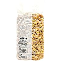 Oltresole - Geröstete und gesalzene Cashews 1 Kg - schneller und salziger Energiesnack, ausgewählte Trockenfrüchte in vakuumverpackter Verpackung