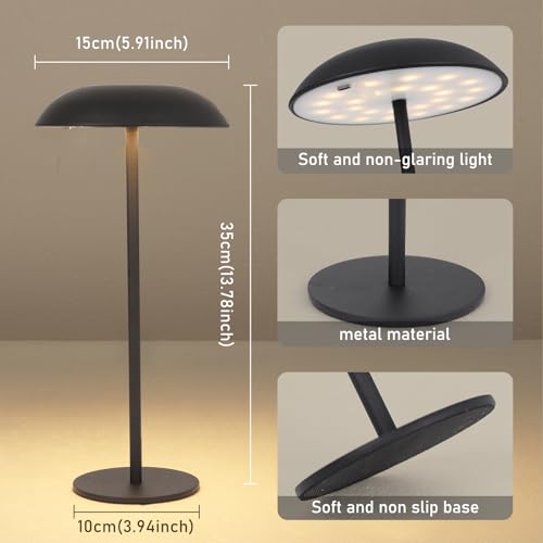 Lampe de table rechargeable LED pour l'extérieur et les repas - 4