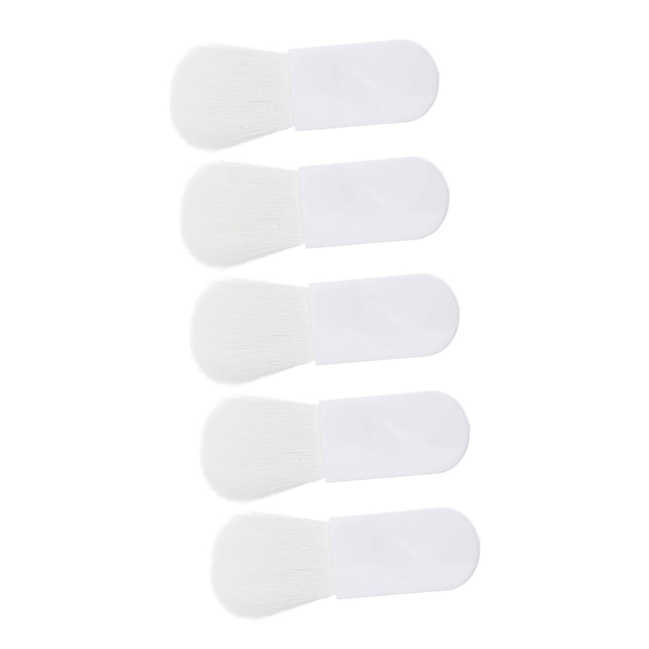 FOYTOKI 5pcs Mini Makeup Brush Thumb Supple Bristles Blusher Ergonomic Handle for Portable Beauty