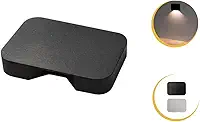 Mini Balizador Led 1,5W para Escada, Corredor, Branco ou Preto (Preto)