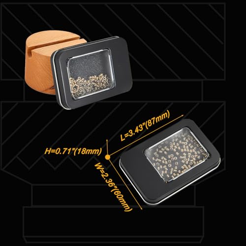 Image of Kadrick 200Pcs M2 Threaded Inserts for 3D Printing Components,M2*3 * 3 Metric Brass Knurled Nuts, Insert by Heat into Plastic Parts