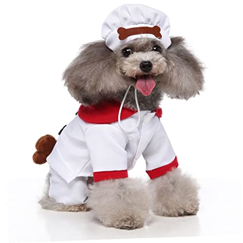 Disfraz para perro blanco talla L miniatura 3