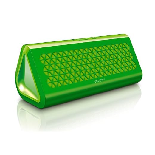 Creative Airwave Tragbarer Bluetooth Lautsprecher mit NFC-Funktion grün