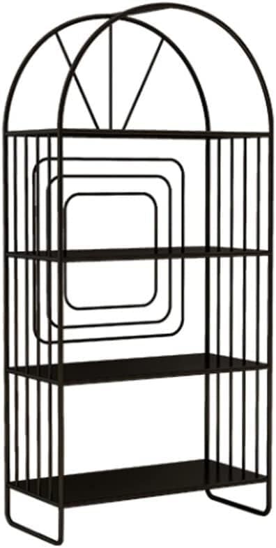 Bibliothèque étagère de rangement en fer pour organiser les films et les CD