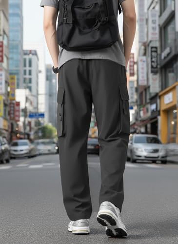Image of Lymio Cargo for Men || Cotton Cargo Pant || Drawstring Waist Pant (Also Available in Plus Sizes) (153-156)