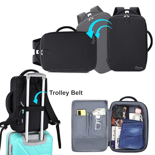 Image of IRMAO Large Capacity Classic Fashion Multi Functional Business Backpack Durable Daily Waterproof Travel Laptop Backpack (D HAND)