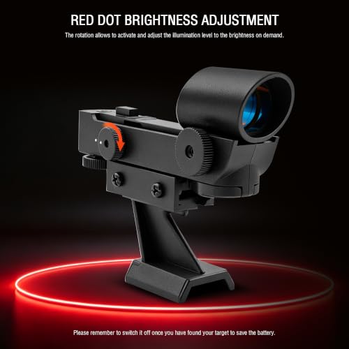Finderscope Starpointer telescopios astronómicos soporte deslizante para no perder astros 4