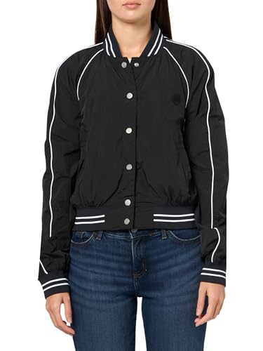 HUGO Women's Cropped Varsity Zip Up Jacket