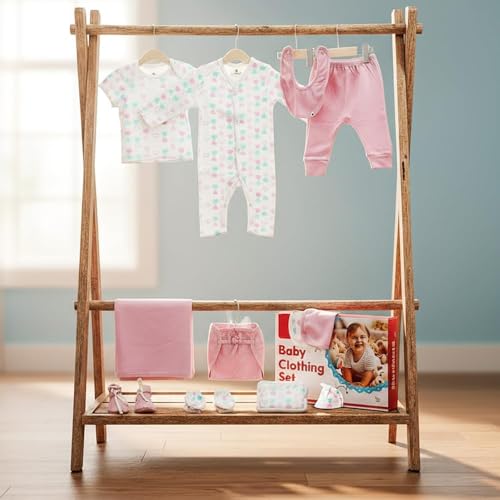Image of StarAndDaisy New Born Baby Clothes 0-3 Months /Soft Pure Cotton Baby Clothes Set 0-3 Months /Perfect Newborn Baby Gift Set for Boys & Girls - Set of 12