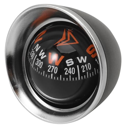 Brújula para auto BESPORTBLE negro para tablero miniatura 1